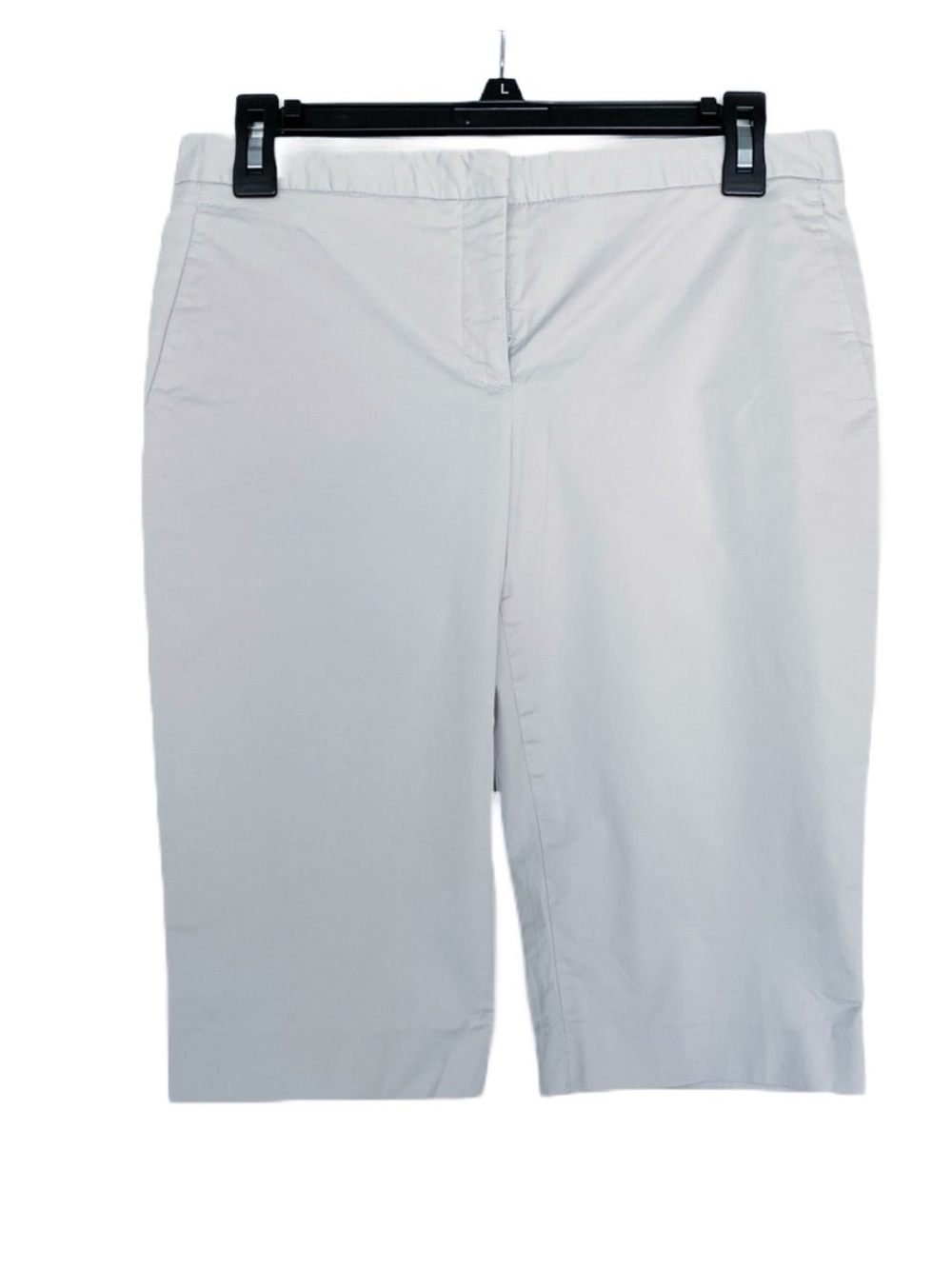 THEORY Light Gray Bermuda Shorts Size 4